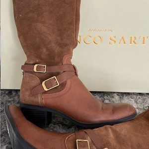 New  suede and Leather Boots  Size 9. Franco Sarto